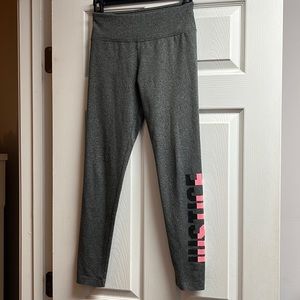 Girls justice leggings size 12